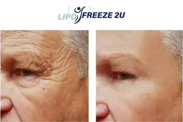 Mens before and after Morpheus 8 Isle of Isla results.