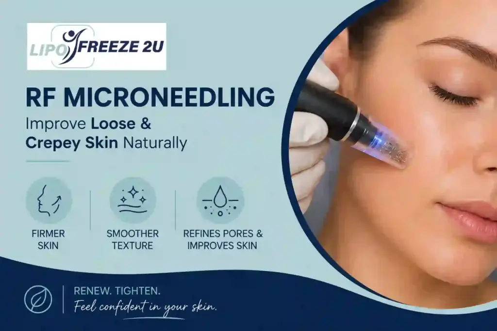 Can RF Microneedling Help Improve Loose and Crepey Skin Isle of Isla?